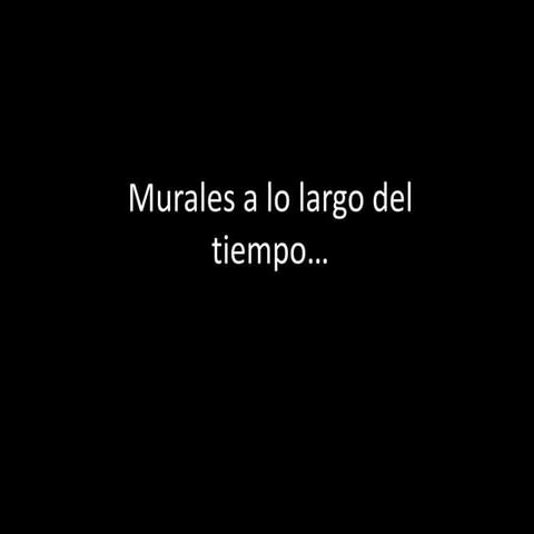 Presentación murales.