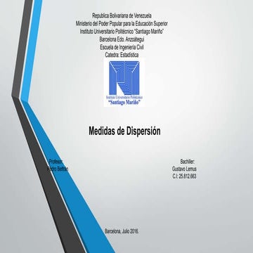 Presentación n3 medidas de dispersion