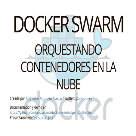Presentación nubes de contenedores con docker swarm