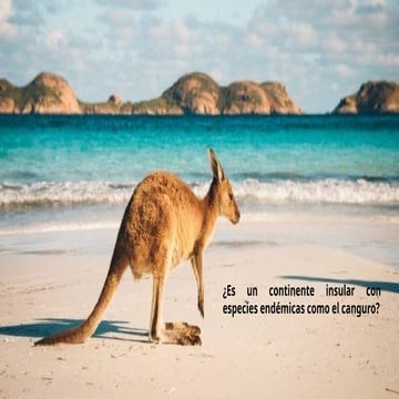 EL CONTINENTE DE OCENÍA: CARACTERÍSTICAS