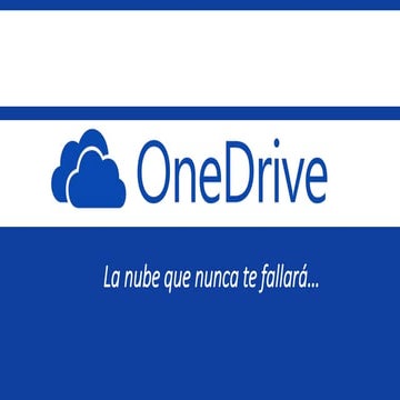 Presentación onedrive