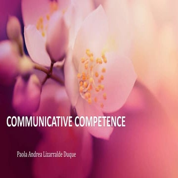communicative competence