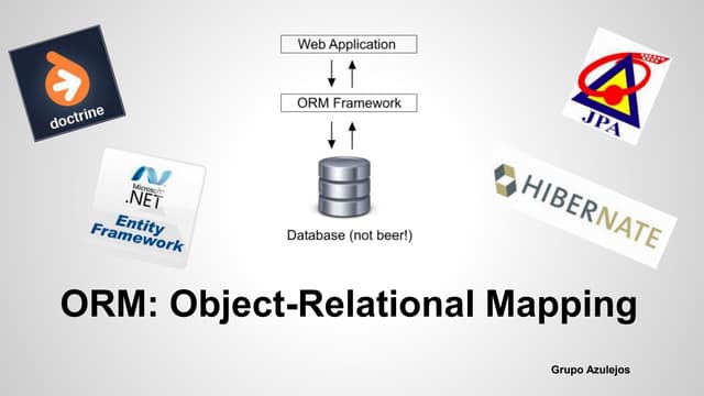 Introducción a ORMs
