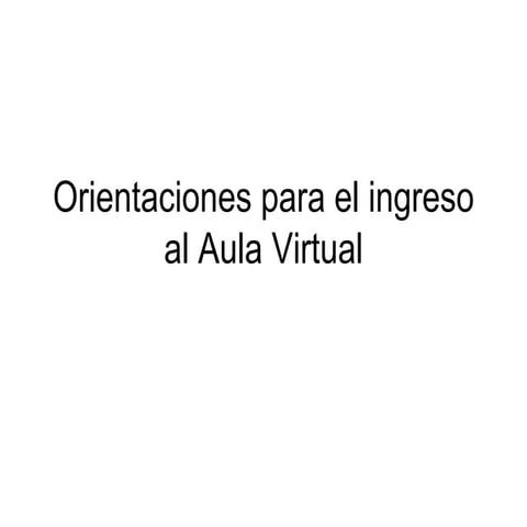 Alta Aula Virtual CEP Castilleja | PPT