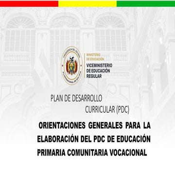 Guía Completa para la Elaboración del Plan de Desarrollo Curricular en ...