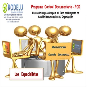 Programa Control Documentario – PCD Necesario Diagnóstico para el Éxito ...