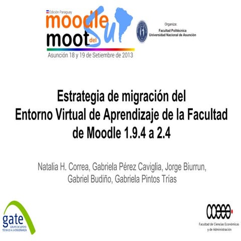 MoodleMoot del Sur 2013