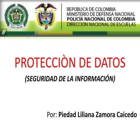 Protección de Datos y Seguridad Informática | PPTX