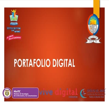 Presentación portafolio digital subgrupo E