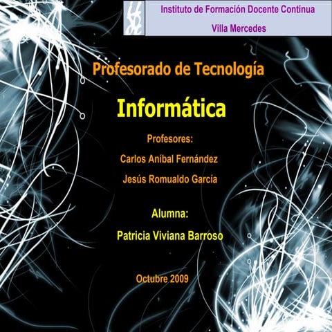 Presentación power point   Informática