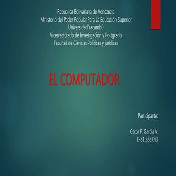 Presentación power point oscar garcia amorocho