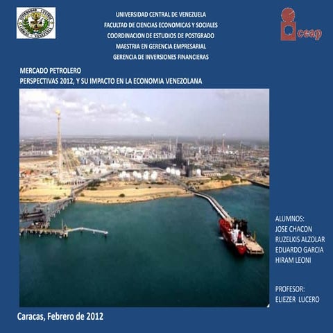 Perspectivas petroleras 2012