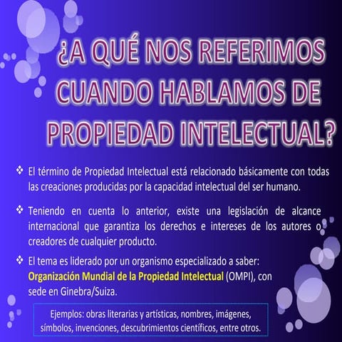 Propiedad intelectual mapa | PDF