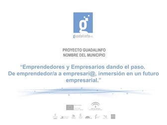 Presentación Proyecto Centro Guadalinfo Almensilla (Sevilla)