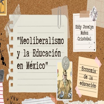 Proyecto Escolar Neoliberalismo y la Educación | PDF