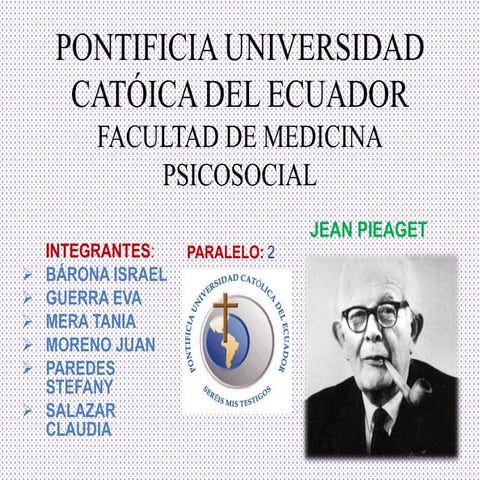 Presentación psicosocial piaget