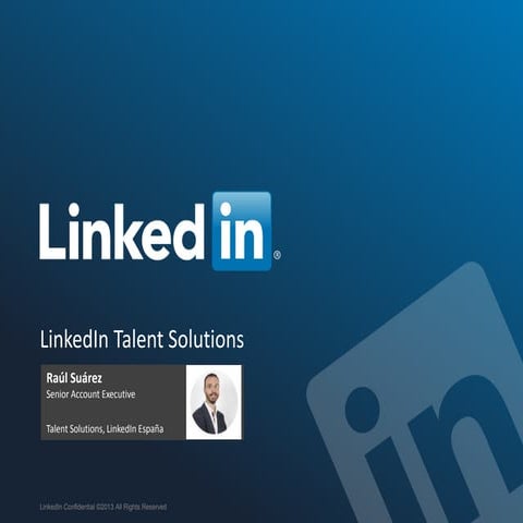 Presentación qué es LinkedIn talent solutions