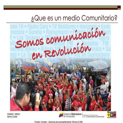 PresentacióN Qué Es Un Medio Com.