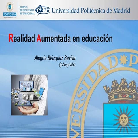 Realidad aumentada en educación