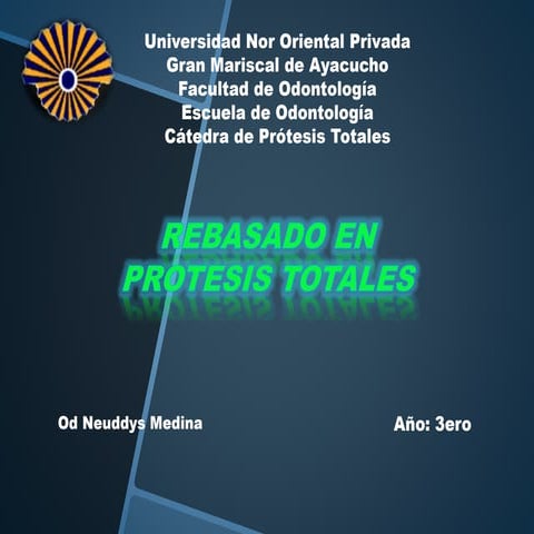 Prótesis Total: Rebasado