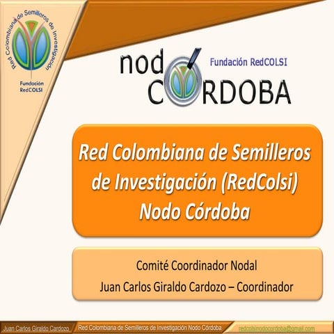 Presentación redCOLSI Nodo Córdoba 2014