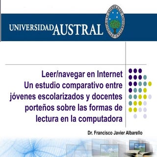 Presentación de la investigación "L...