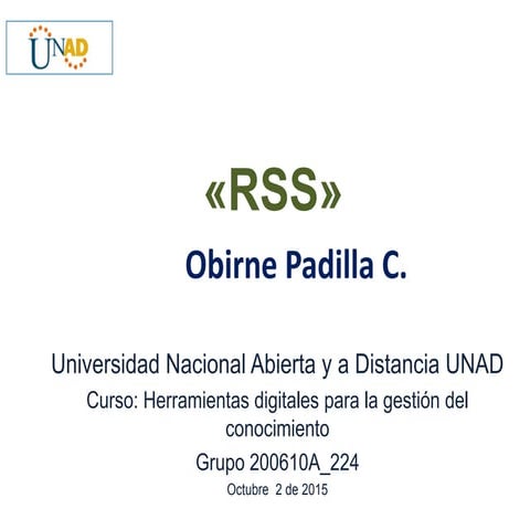 Agregadores RSS Definición