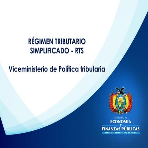 Régimen Tributario Simplificado - RTS | PDF