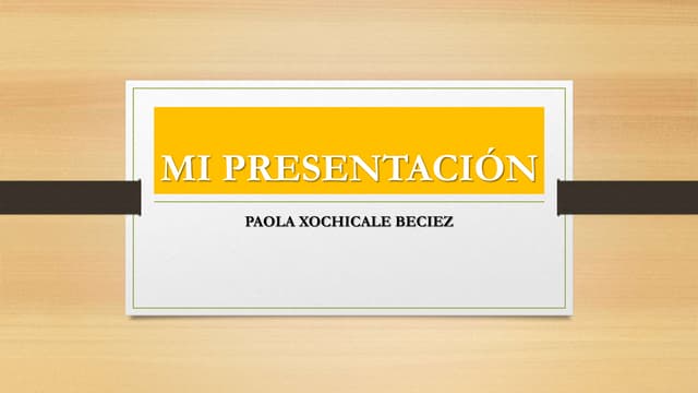 presentacion