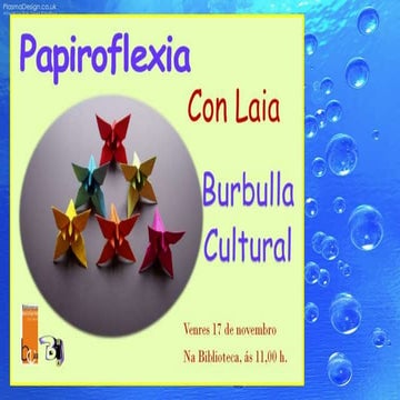 Papiroflexia con Laia