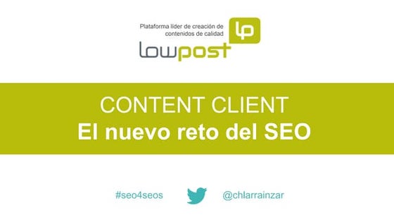 Lowpost_contenidos presentations