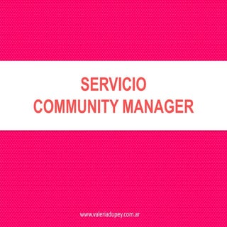 Presentación Servicio Community Man...