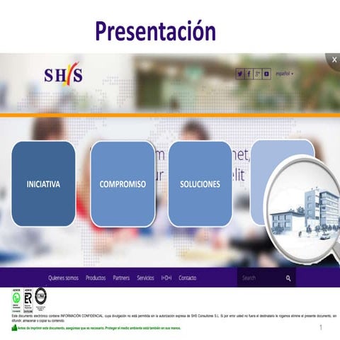 ¿Quienes somos?- Presentación SHS Consultores