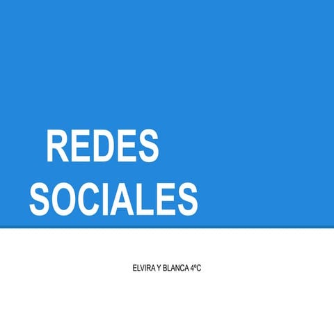 redes sociales