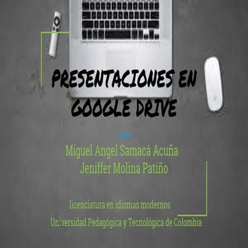 Tutorial como hacer una presentación en Google Drive | PPTX