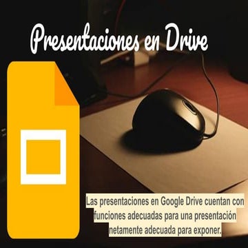 Tutorial como hacer una presentación en Google Drive | PPTX