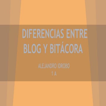 Bitacora y Blog | PPTX