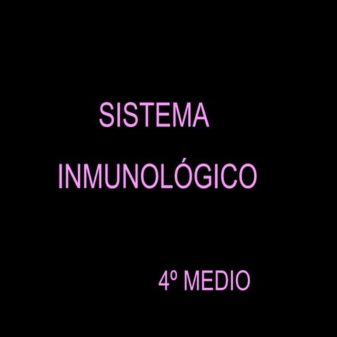 PresentacióN Sistema Inmune