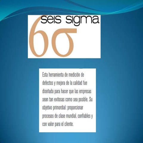 Presentación six sigma