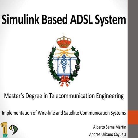 Simulink Based ADSL System