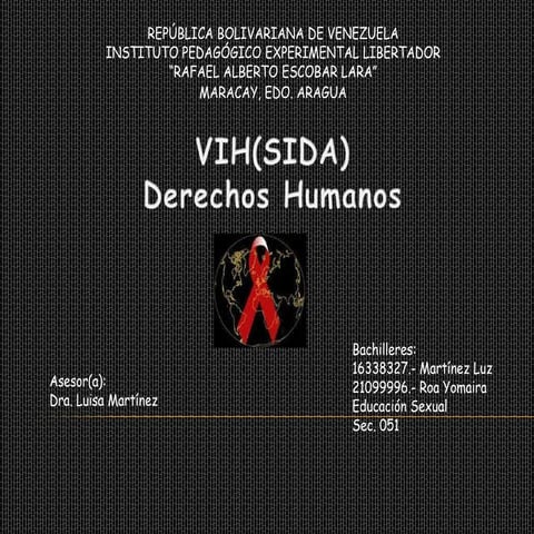 Presentación sobre el hiv