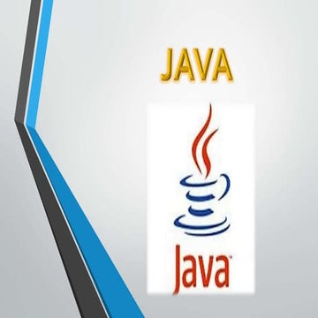 Presentación sobre java lenguaje de programacion