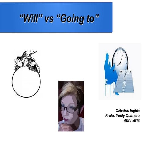 Presentación sobre will & going to | PPT