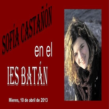 Presentación Sofia Castañón