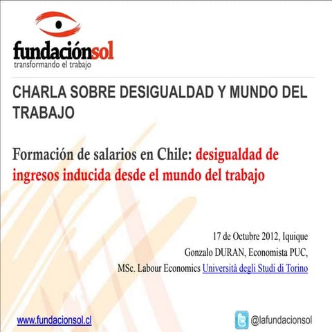 Presentación sol en iquique.