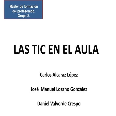 Presentación tarea tic