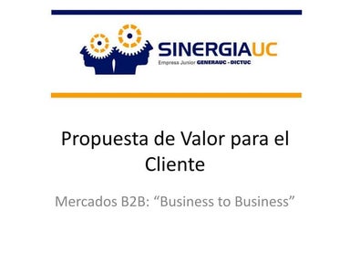 Propuestas de Valor para el Cliente