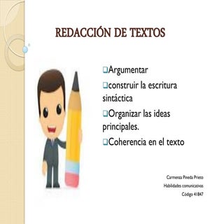 Redacción de textos
