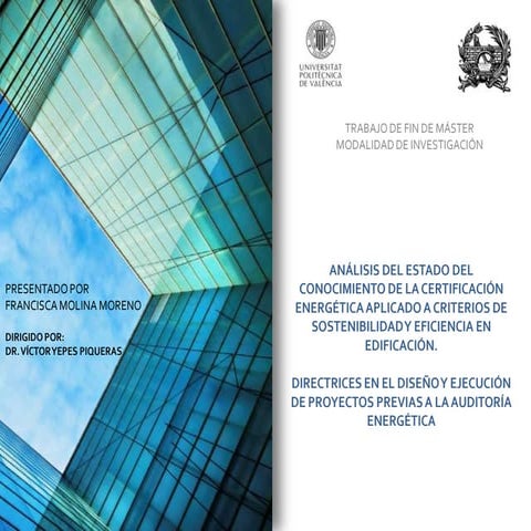 Presentación Eficiencia Energética y Constructibilidad en Edificación