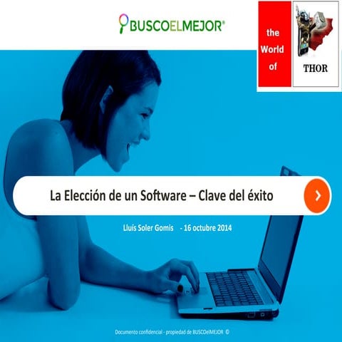 La elección de un software – Clave del éxito.